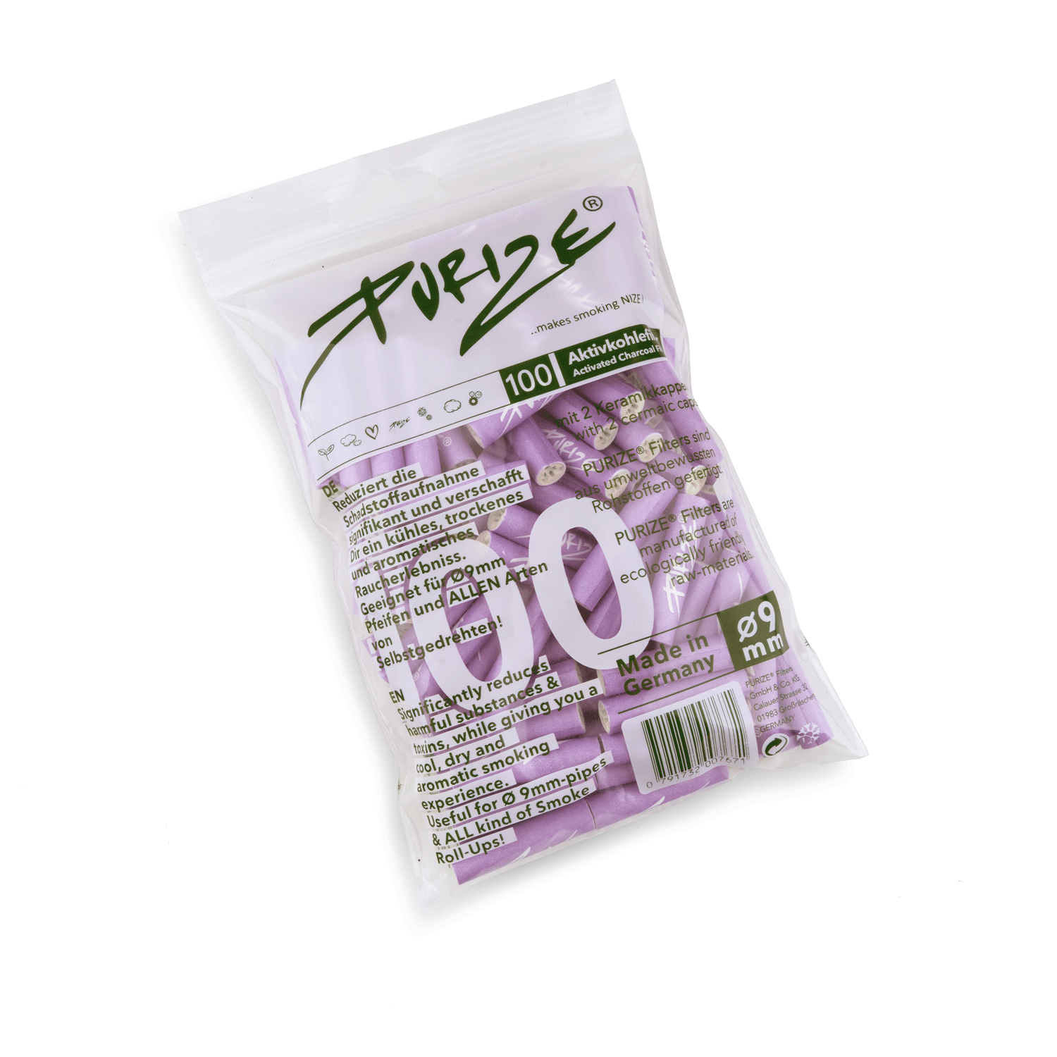 Purize - Regular Size - 9mm - 100 Stück - Lilac Bild 3