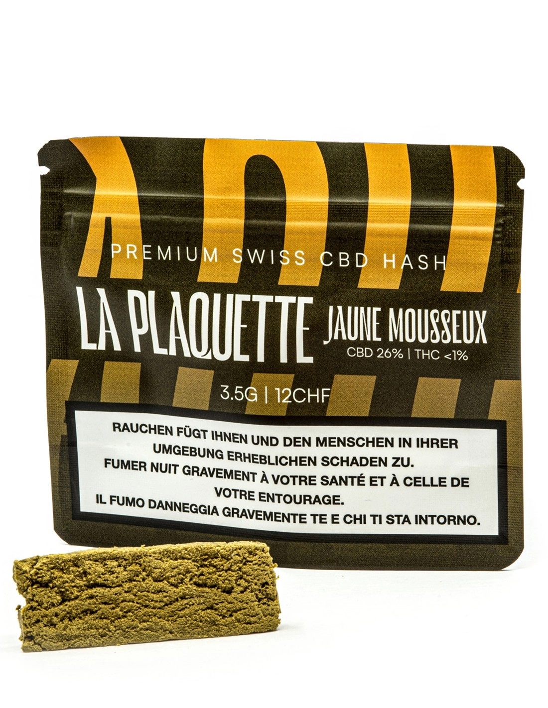 La Plaquette - CBD Hash - Jaune Mousseux - 3.5g Bild 2