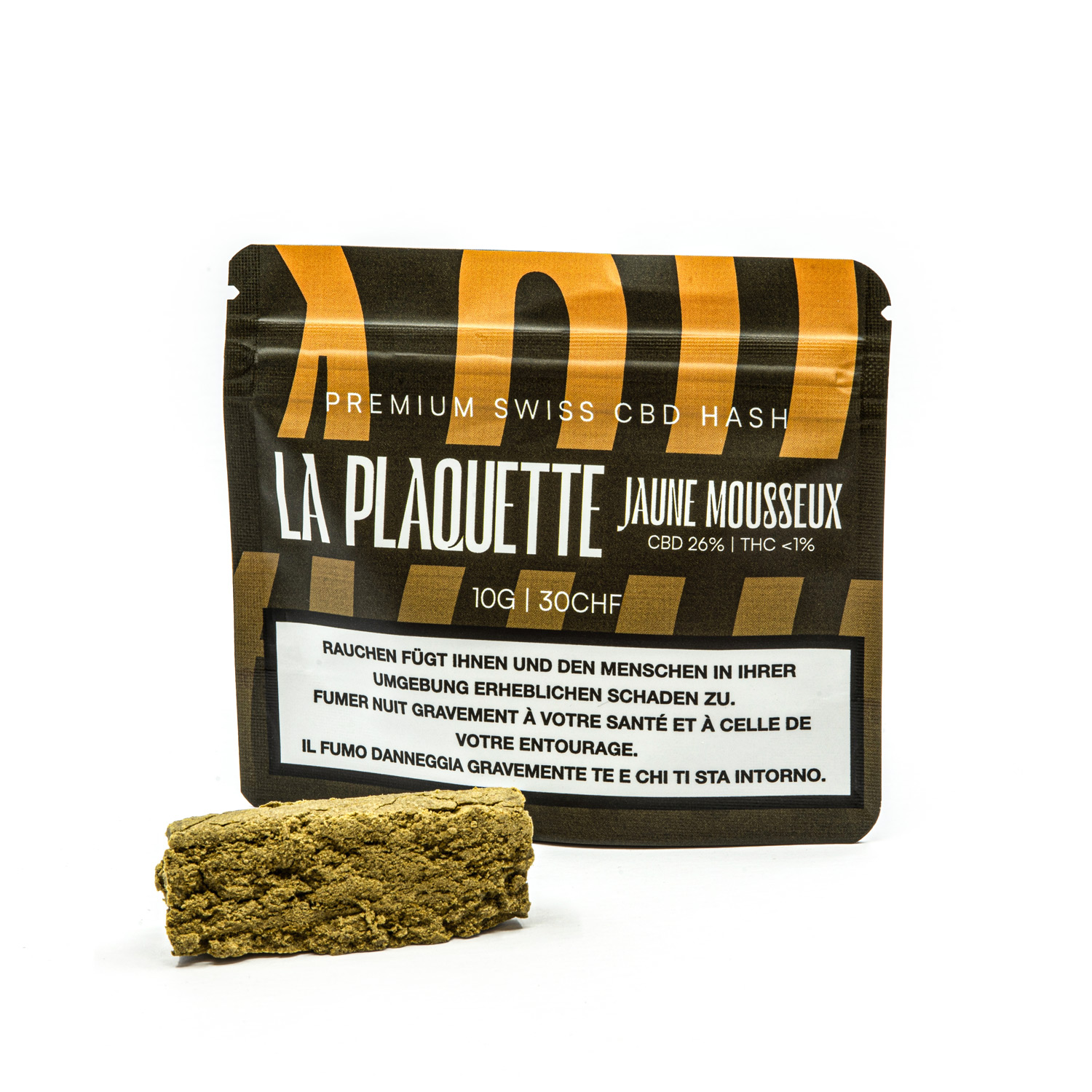 La Plaquette - CBD Hash - Jaune Mousseux - 10g Bild 2