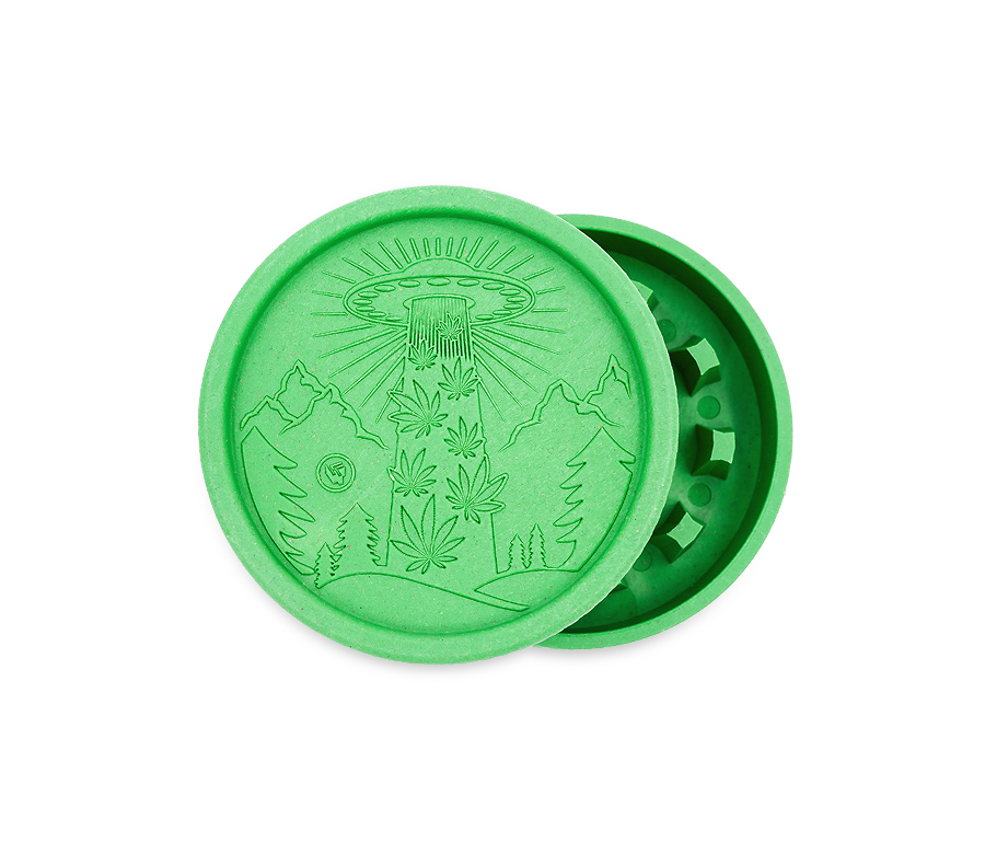 Hemp Grinder - 420 Alien - 55mm - 2 Layers - Display - 8 Stück Bild 9
