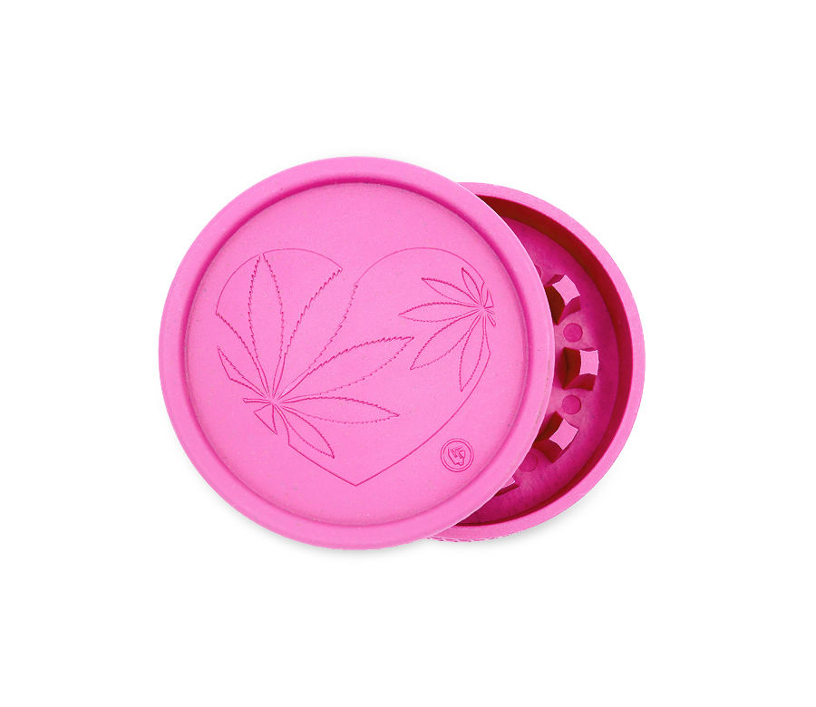 Hemp Grinder - 420 Heart - 55mm - 2 Layers - Display - 8 Stück Bild 8