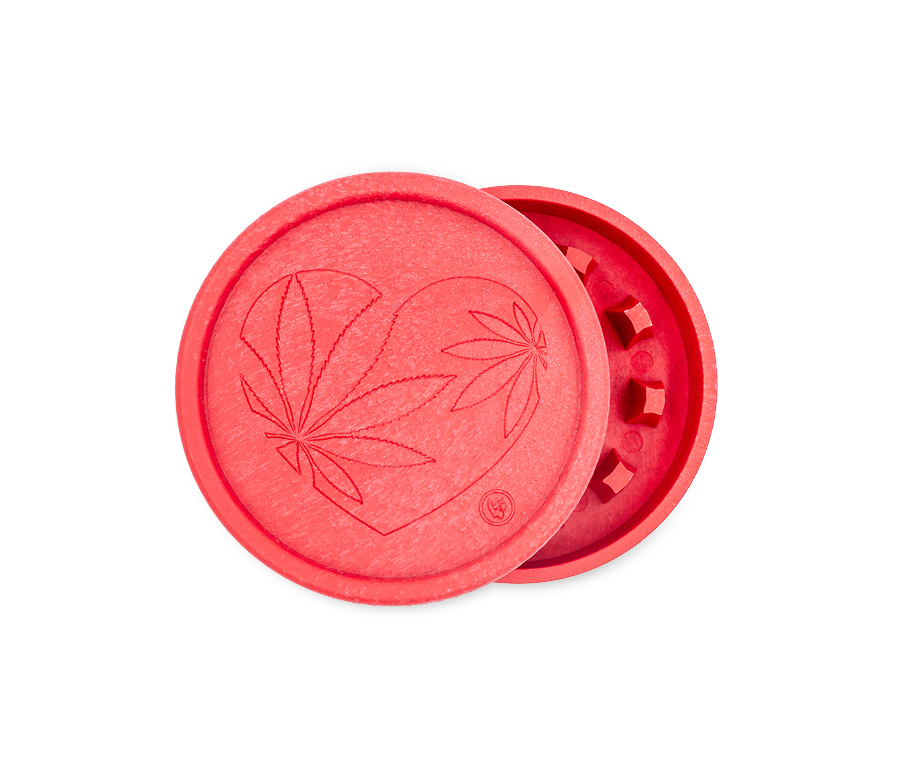 Hemp Grinder - 420 Heart - 55mm - 2 Layers - Display - 8 Stück Bild 10