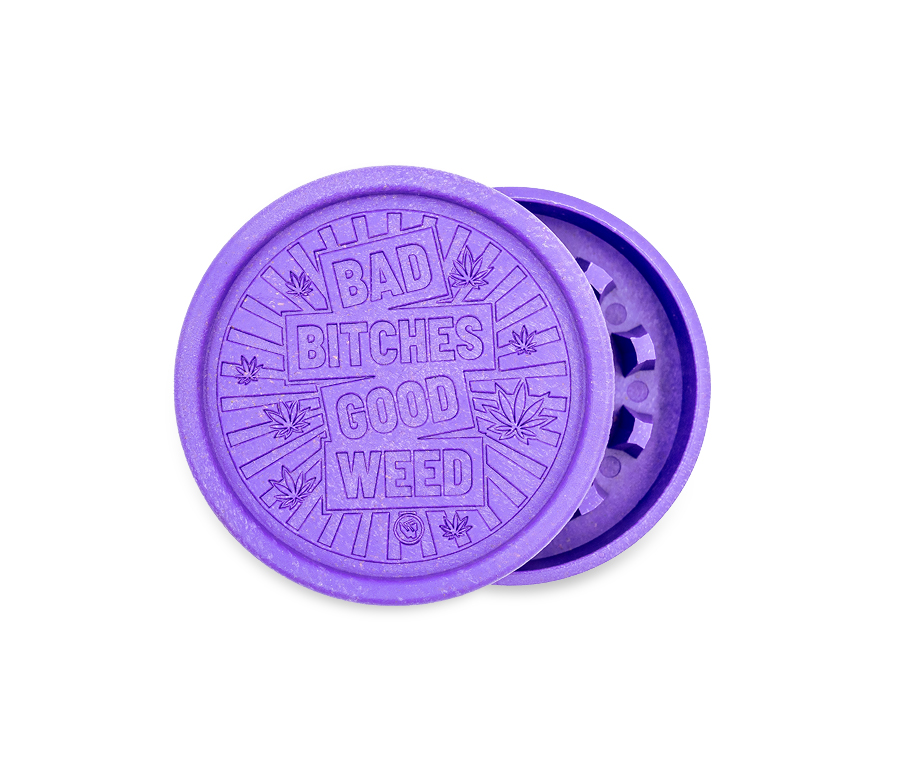 Hemp Grinder - Bad Bitches - 55mm - 2 Layers - Display - 8 Stück Bild 7