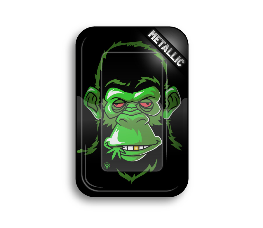 Rolling Tray - 27.5 x 17.5cm - Affen 3/4 Bild 2