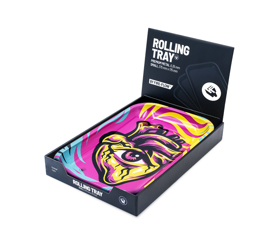 Rolling Tray - 27.5 x 17.5cm - Hearts 3/4 Bild 3