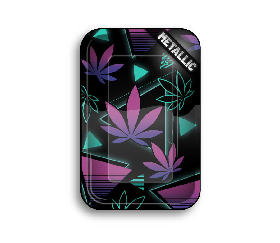 Rolling Tray - 27.5 x 17.5cm - Leaves 37 2/4