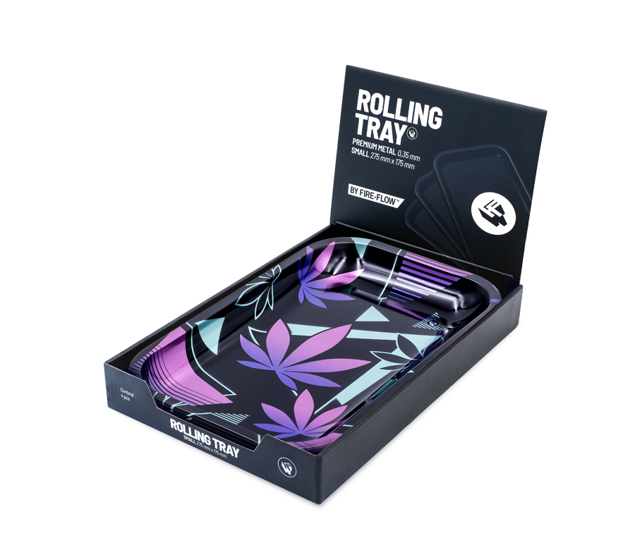 Rolling Tray - 27.5 x 17.5cm - Leaves 37 2/4 Bild 3