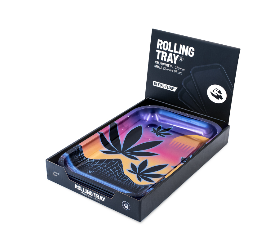 Rolling Tray - 27.5 x 17.5cm - Leaves 37 3/4 Bild 3