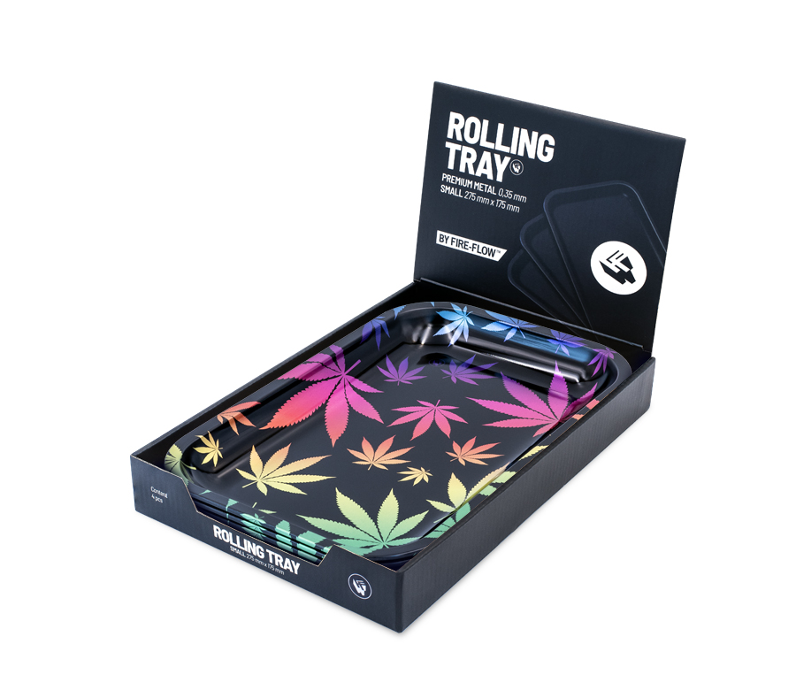 Rolling Tray - 27.5 x 17.5cm - Leaves Gradient Bild 3