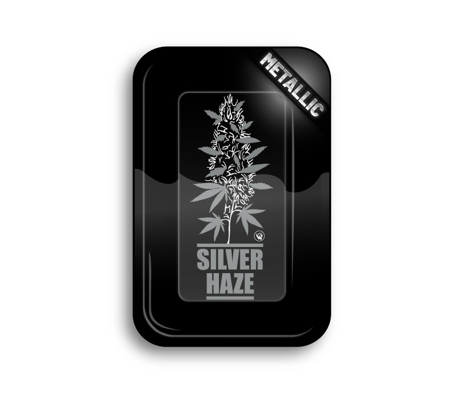 Rolling Tray - 27.5 x 17.5cm - Plantz Silver Haze