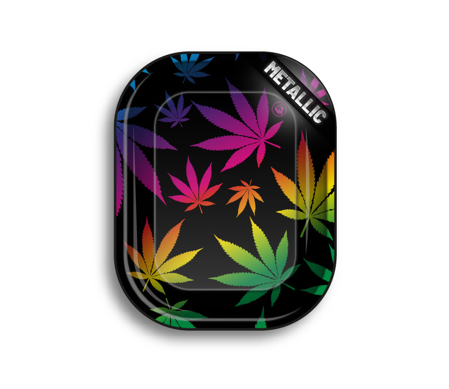 Rolling Tray - 18 x 14cm - Leaves Gradient