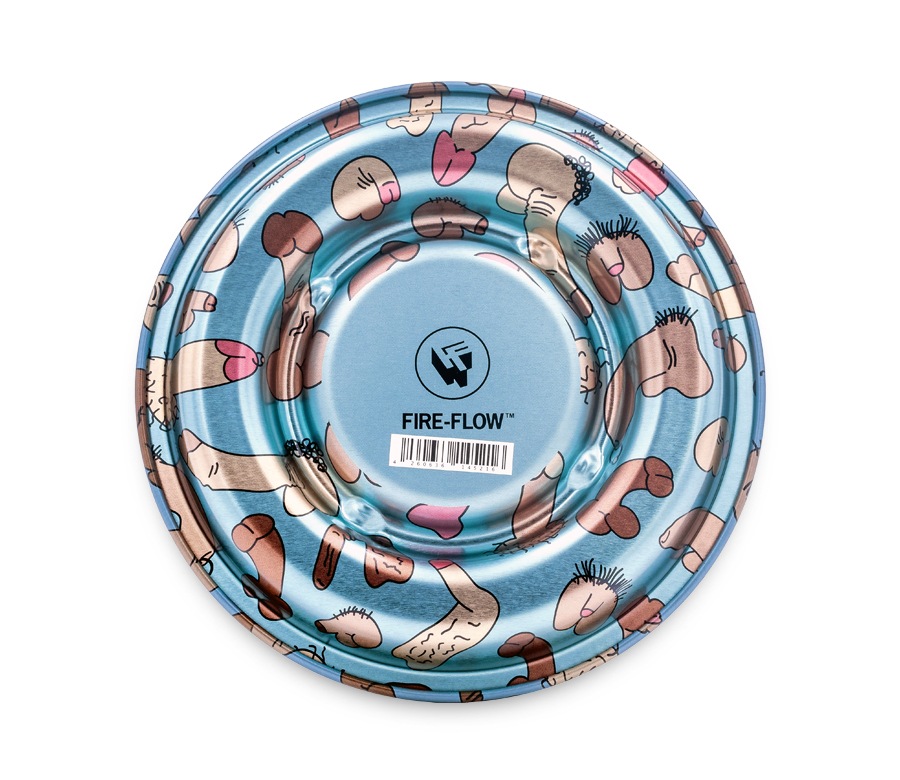 Metal Coffeeshop Ashtray - 160mm - Dick Pattern Bild 4