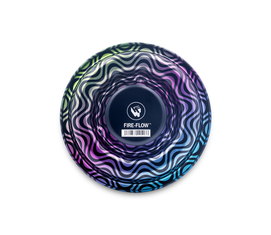 Metal Coffeeshop Ashtray - 136mm - Trippy #4 Bild 4