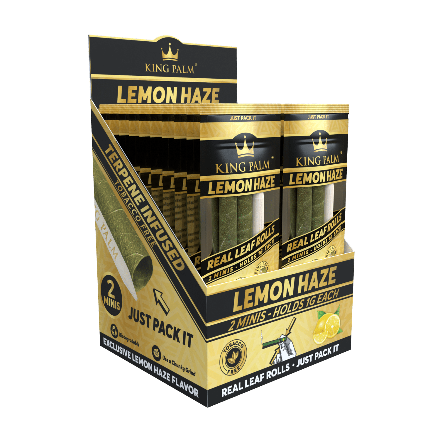 King Palm - Mini - 2 Stück - Lemon Haze - Display - 20 Stück