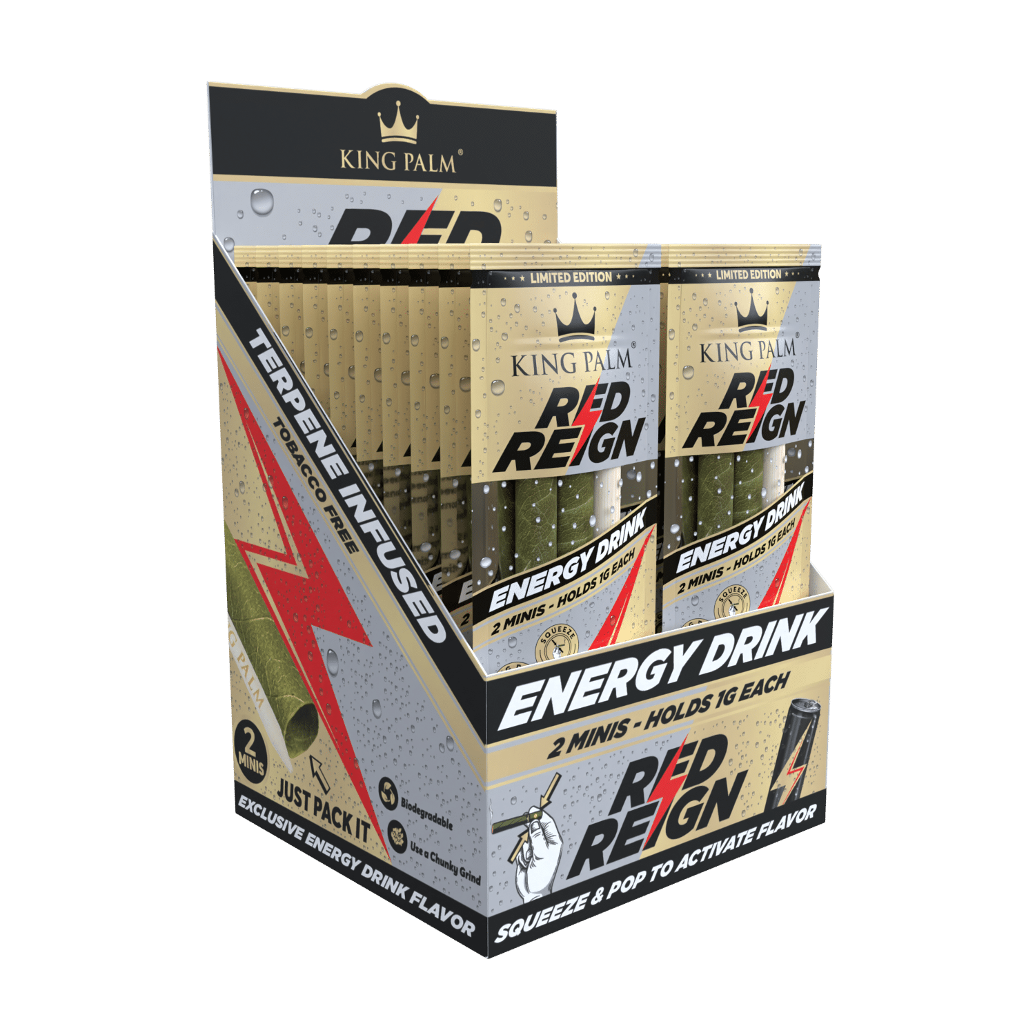 King Palm - Mini - 2 Stück - Red Reign - Display - 20 Stück