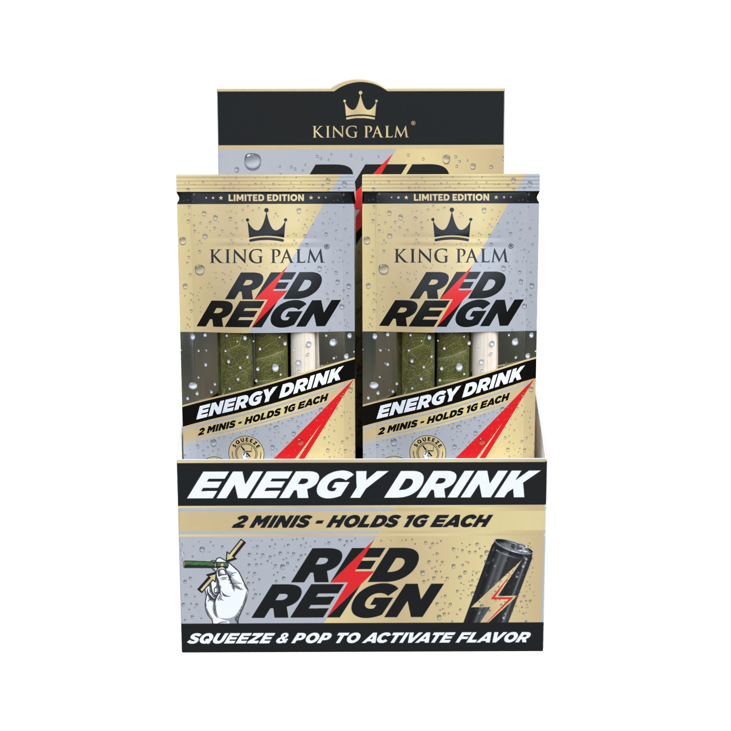 King Palm - Mini - 2 Stück - Red Reign - Display - 20 Stück Bild 2