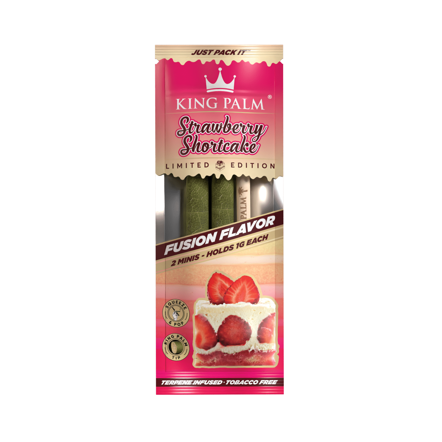 King Palm - Mini - 2 Stück - Strawberry Shortcake - Display - 20 Stück Bild 3