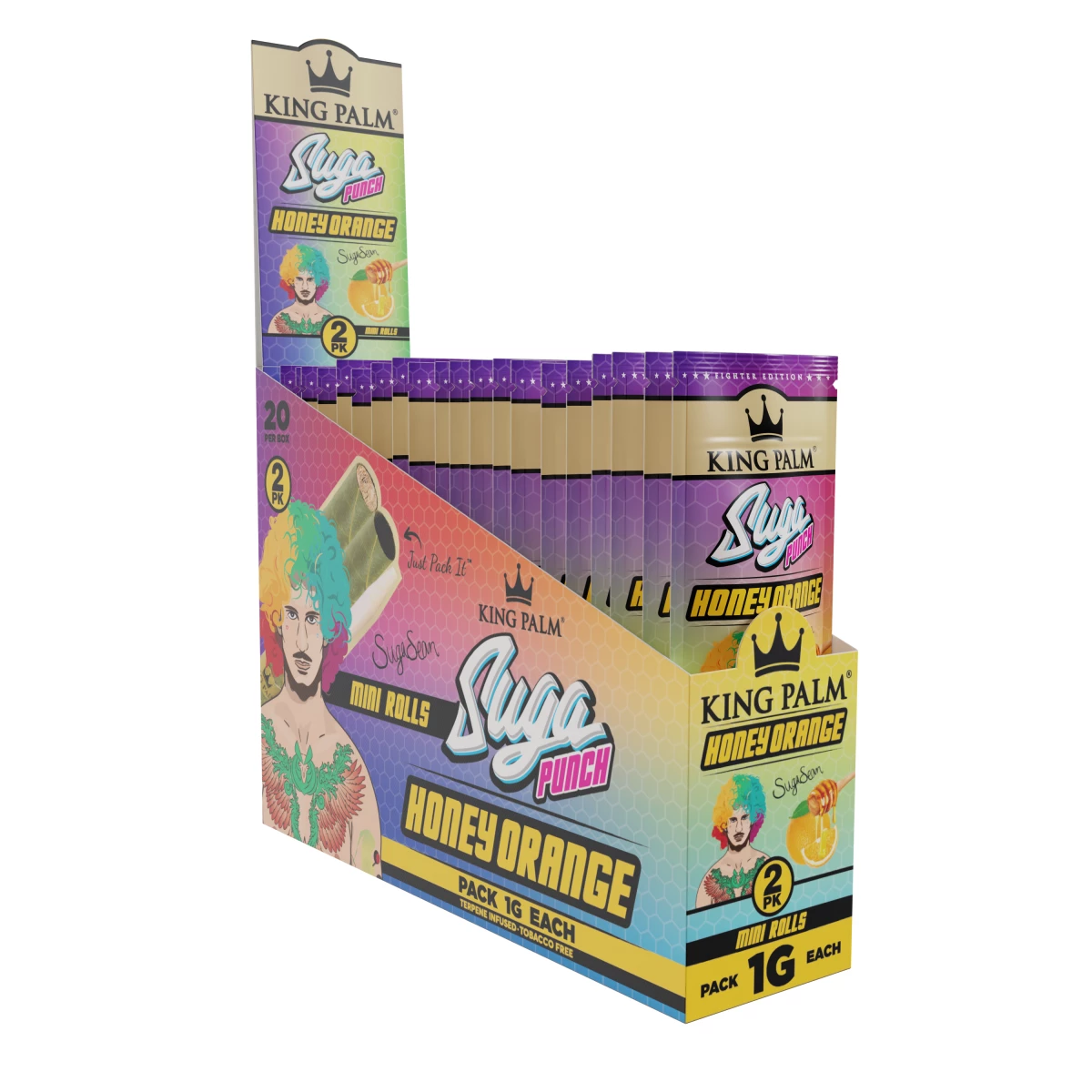 King Palm - Mini - 2 Stück - Suga Punch Sean O´Mallley Edition - Display - 20 Stück