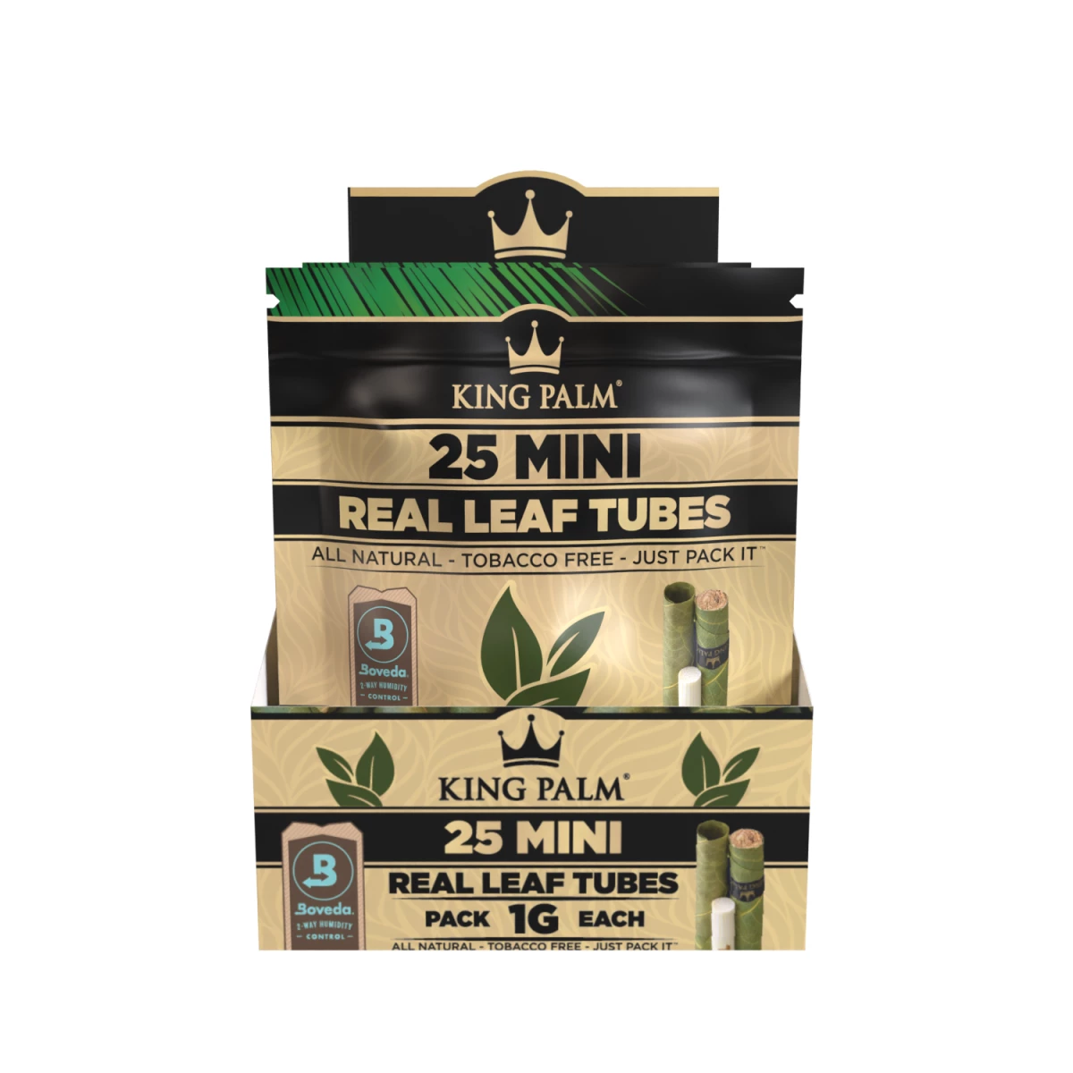 King Palm - Mini - 25 Stück - Natural - Display - 8 Stück Bild 2