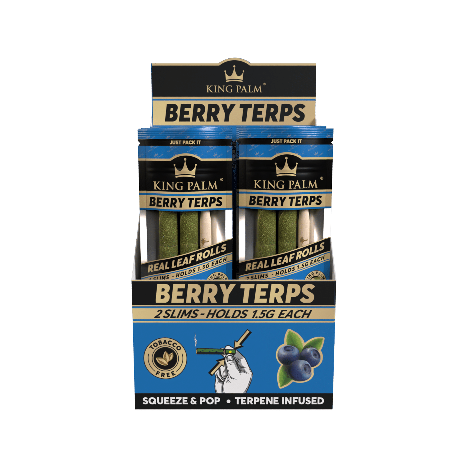 King Palm - Slim - 2 Stück - Berry Terps - Display - 20 Stück Bild 2