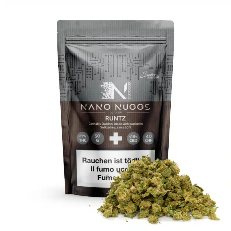 Swiss Botanic - Nano Nuggs - Runtz - Outdoor CBD - 50g Bild 2